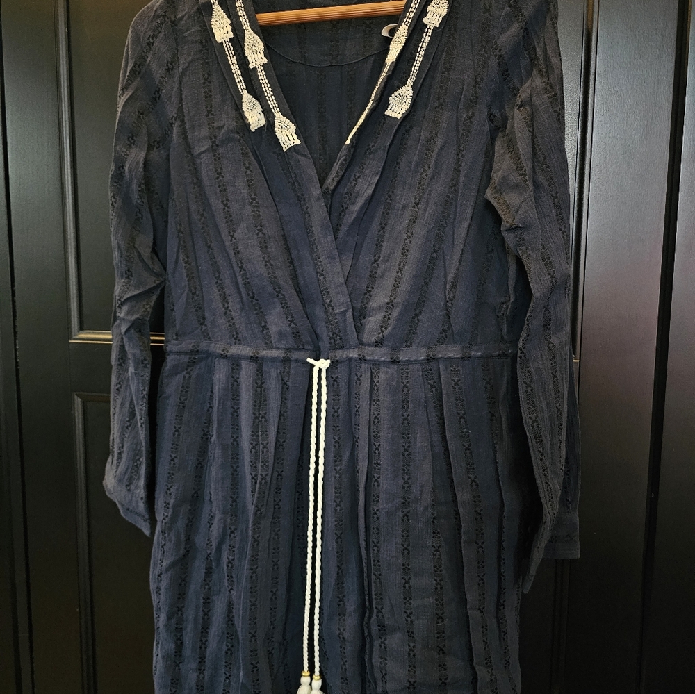 Twelfth Street by Cynthia Vincent Navy Dress- Small- NWT